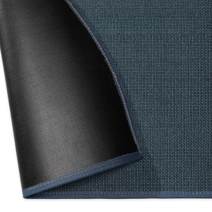 Flame Resistant Fiberglass Half Round Hearth Rug, 27" x 48"