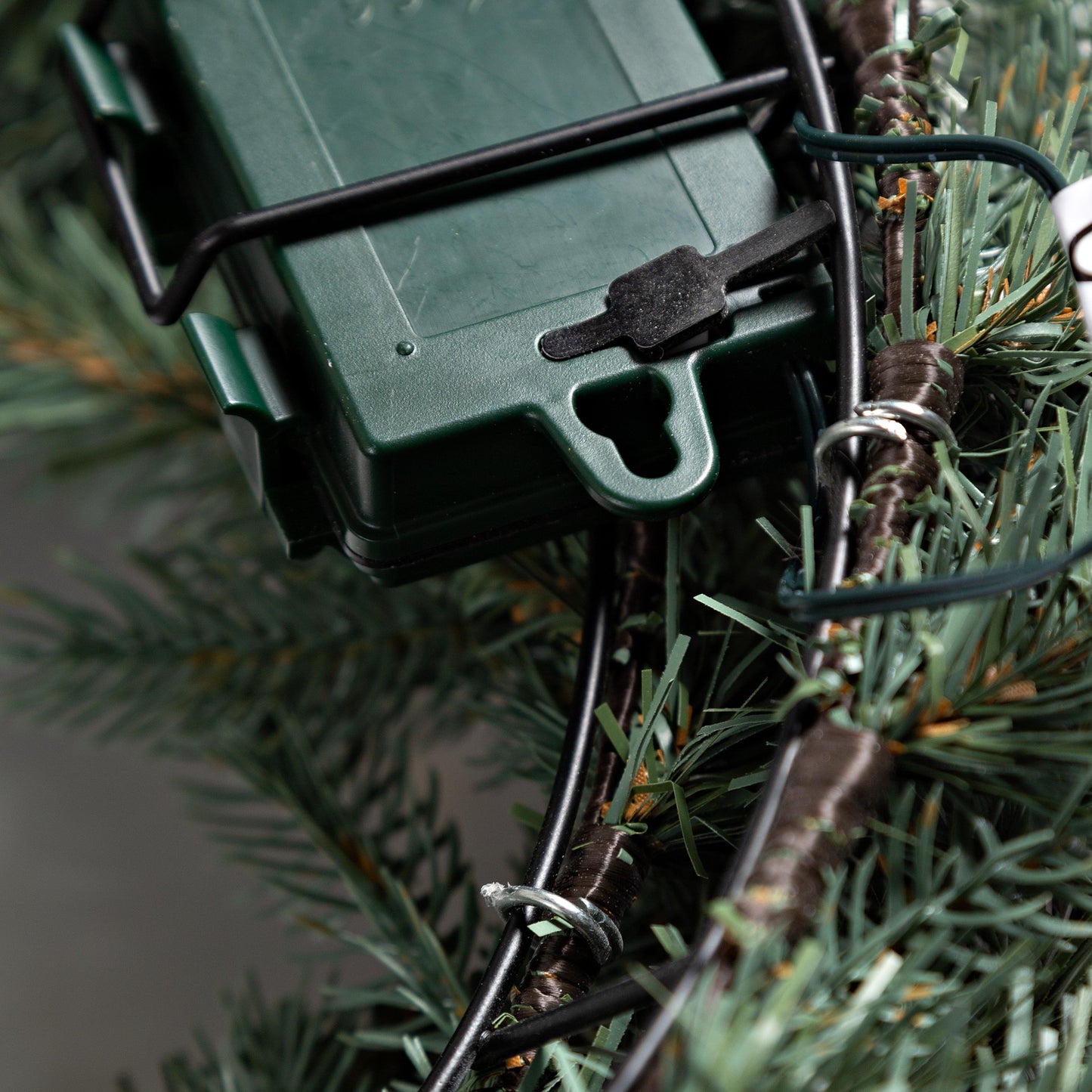 Misty Pine Lighted Holiday Wreath