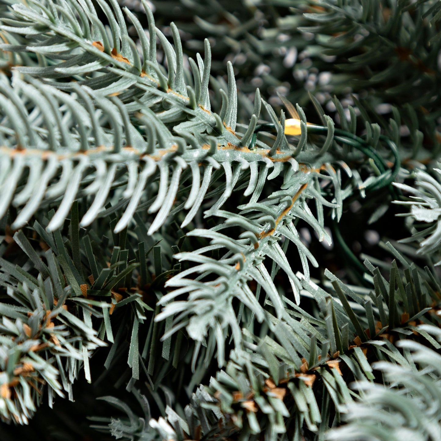 Misty Pine Lighted Holiday Wreath