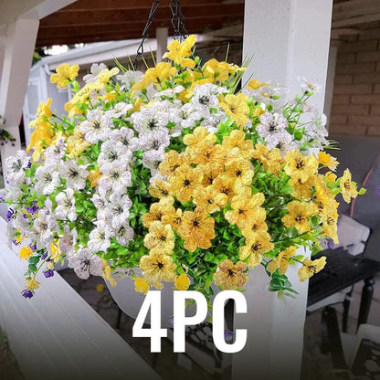 🔥Last Day Only $6.99 💐UV Resistant Colorful Faux Flower for Outdoors