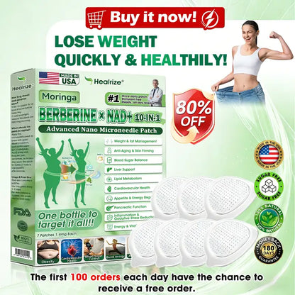 🇺🇸𝐎𝐟𝐟𝐢𝐜𝐢𝐚𝐥 𝐔𝐒 𝐒𝐭𝐨𝐫𝐞 | 🩺 𝐇𝐞𝐚𝐥𝐫𝐢𝐳𝐞® Moringa · Berberine × NAD+ 𝟏𝟎-𝐢𝐧-𝟏 𝐀𝐝𝐯𝐚𝐧𝐜𝐞𝐝 𝐍𝐚𝐧𝐨 𝐌𝐢𝐜𝐫𝐨𝐧𝐞𝐞𝐝𝐥𝐞 𝐏𝐚𝐭𝐜𝐡 —🧑‍⚕️  𝐎𝐧𝐜𝐞 𝐃𝐚𝐢𝐥𝐲, 𝐕𝐢𝐬𝐢𝐛𝐥𝐞 𝐑𝐞𝐬𝐮𝐥𝐭𝐬 𝐢𝐧 𝟕 𝐃𝐚𝐲𝐬