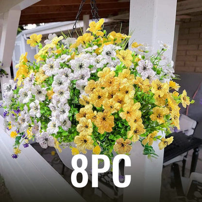 🔥Last Day Only $6.99 💐UV Resistant Colorful Faux Flower for Outdoors