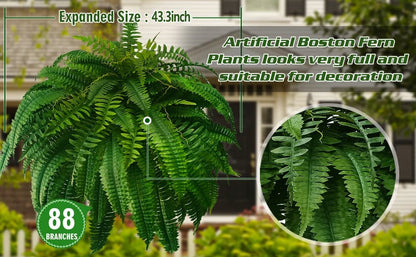 Last Day 80% OFF--UV Resistant Lifelike Artificial Boston Fern🍀