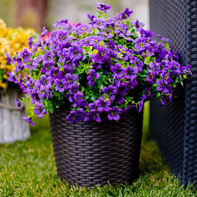 🔥Last Day Only $6.99 💐UV Resistant Colorful Faux Flower for Outdoors