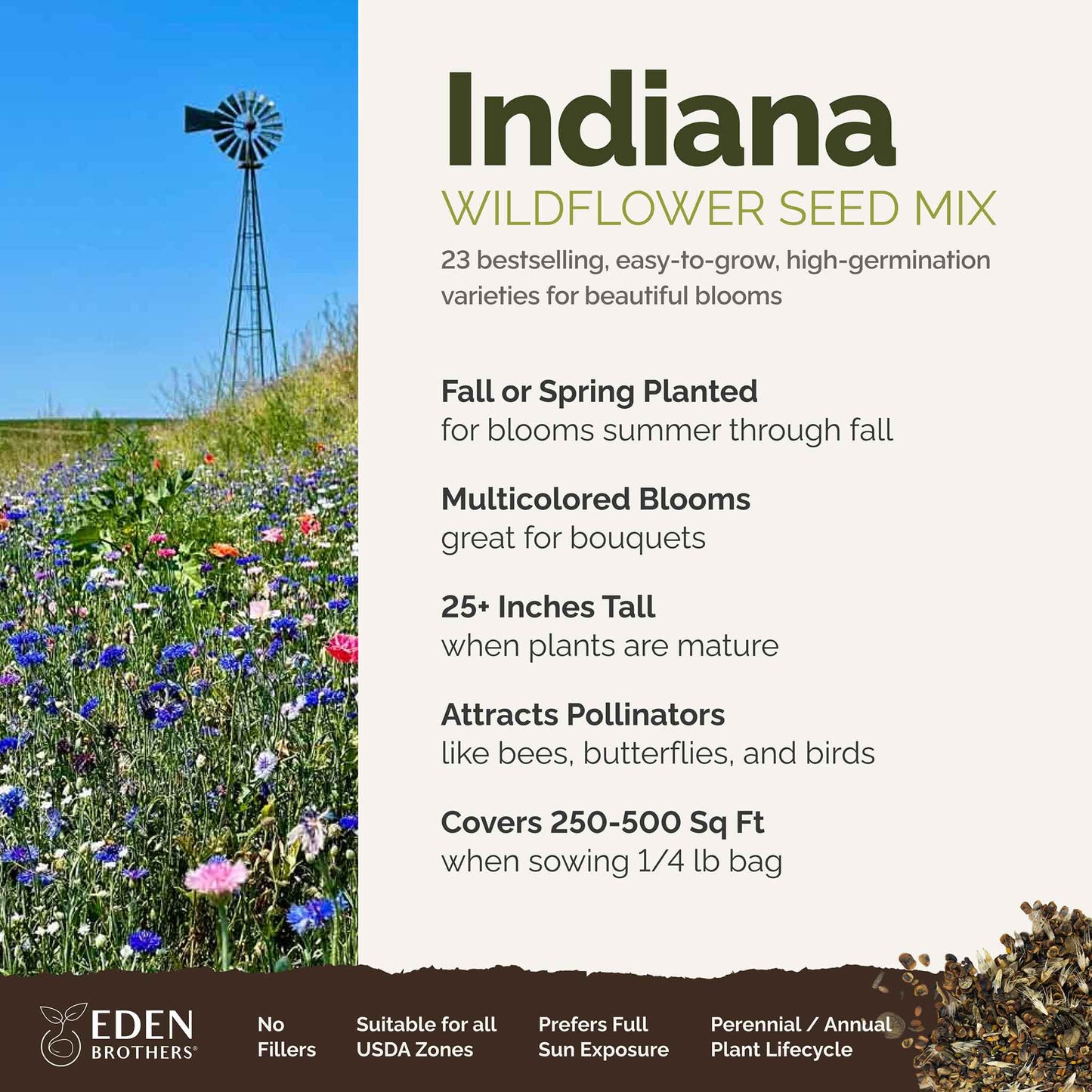 Indiana Wildflower Seed Mix