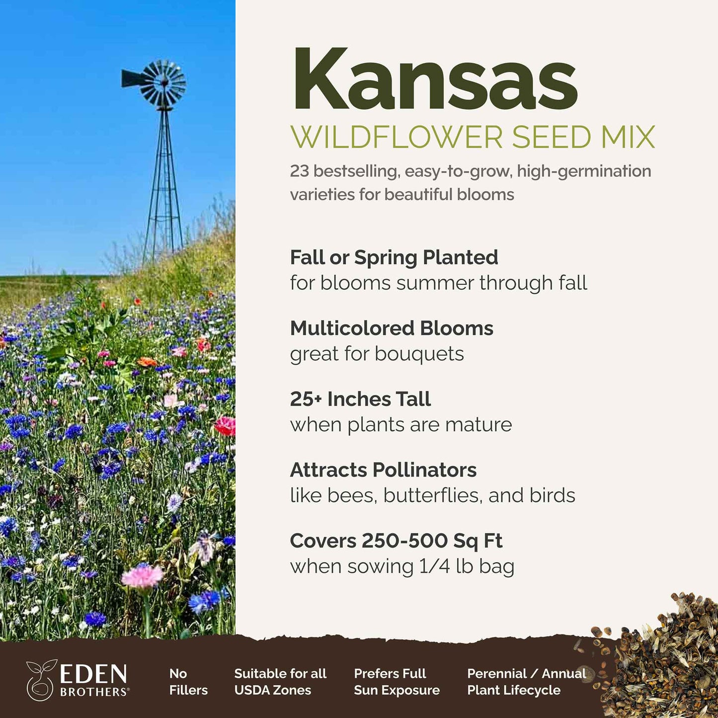 Kansas Wildflower Seed Mix