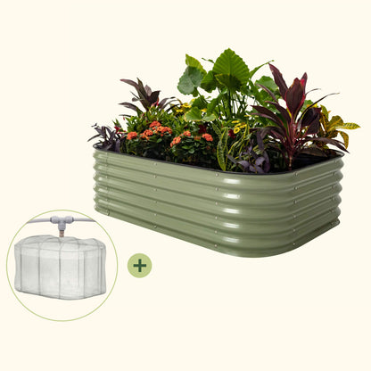 3.5' x 5.0' Covered Bed Bundle (Garden Beds + Cover + Misting)