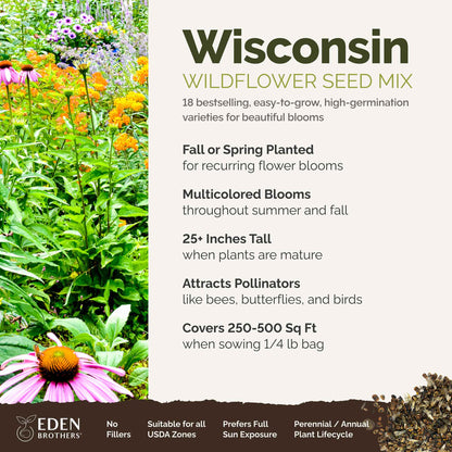 Wisconsin Wildflower Seed Mix